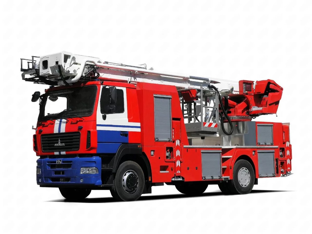 Автоподъемник пожарный коленчатый АПК-32 на шасси МАЗ 5340B3